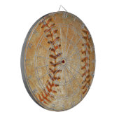  Witte Baseball rode roodheid Dartbord (Voorkant Links)