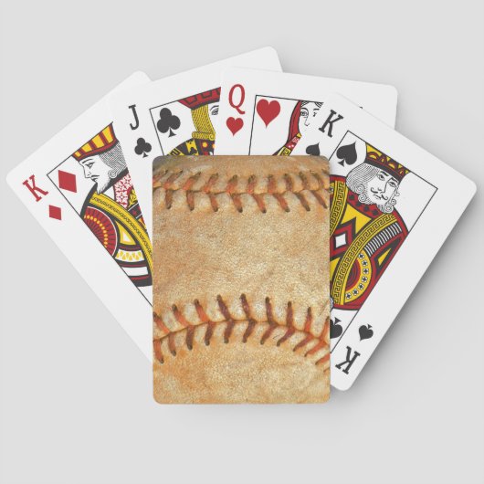 Witte Baseball rode roodheid Pokerkaarten (Achterkant)
