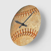 Witte Baseball rode roodheid Ronde Klok (Hoek)