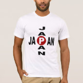 Witte basisshirt Design JAPAN T-shirt (Voorkant)