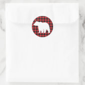 Witte Beer Buffalo Controleer Stickers (Tas)