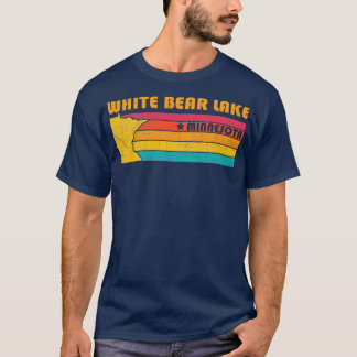 Witte Beer Lake Minnesota  Verdrietige Souve T-shirt