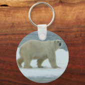 Witte Beer Sleutelhanger (Voorkant)