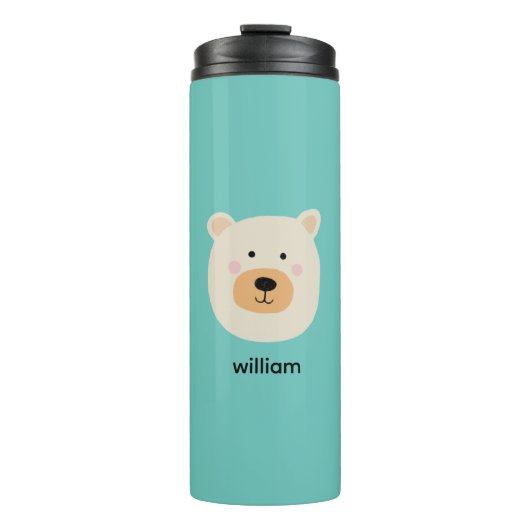 Witte beer thermosbeker (Voorkant)