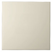 witte beige effen effen kleur tegeltje (Voorkant)