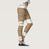 Witte & Beige Leggings Lang (Rechts)