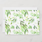 Witte belettering foto Save the Date Aankondiging (Achterkant)