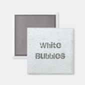 Witte bellen - Sjabloon Magneet (Voorkant / Achterkant)