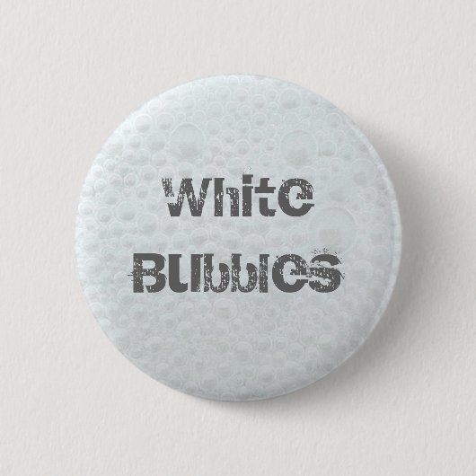 Witte bellen - Sjabloon Ronde Button 5,7 Cm (Voorkant)