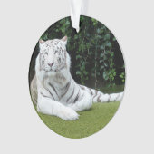 witte bengaalstijger ornament (voorkant)