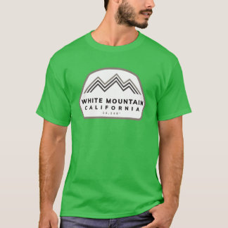 Witte Berg Californië CA Bergen Wandelen Klimmen T-shirt