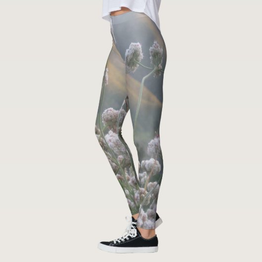 Witte bergbloemen leggings (Links)