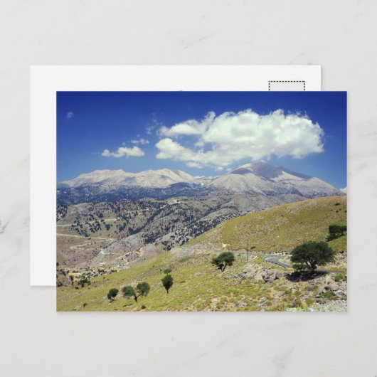 Witte bergen briefkaart (Voorkant / Achterkant)