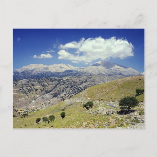 Witte bergen briefkaart (Voorkant)