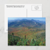 Witte bergen Chocorua-uitzicht Briefkaart (Voorkant / Achterkant)