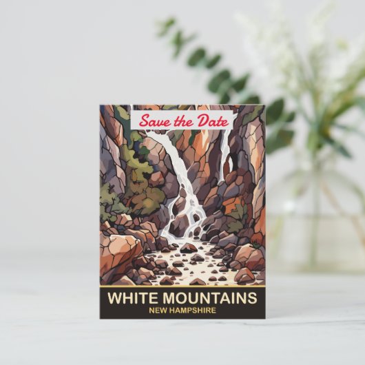 Witte Bergen, New Hampshire, Save The Date (Staand voorkant)