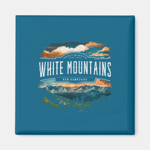 Witte Bergen New Hampshire Wandelen Buitenleven Vi Magneet