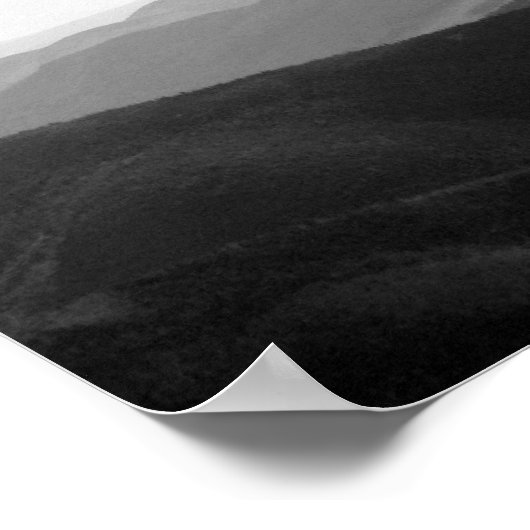 Witte bergen, NH Poster (Hoek)