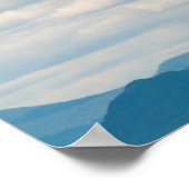 Witte bergen onder een troebele hemel, New Hampshi Poster (Hoek)