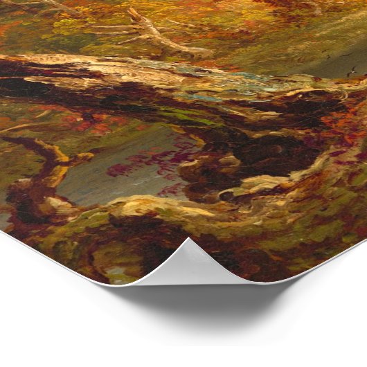 Witte bergen - Thomas Cole Fine Art Poster (Hoek)