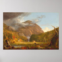 Witte bergen - Thomas Cole Fine Art Poster