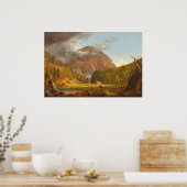 Witte bergen - Thomas Cole Fine Art Poster (Keuken)