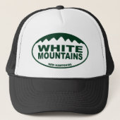 Witte bergen trucker pet (Voorkant)