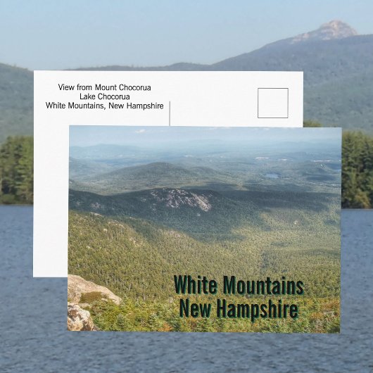 Witte Bergen uitzicht vanaf Mount Chocorua Briefkaart