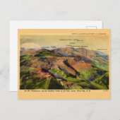 Witte Bergen van New Hampshire  Briefkaart (Voorkant / Achterkant)