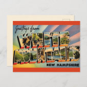 Witte Bergen van NH Briefkaart (Voorkant / Achterkant)