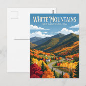 Witte Bergen VS Briefkaart (Voorkant / Achterkant)