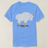 Witte berggeit t-shirt (Design voorkant)