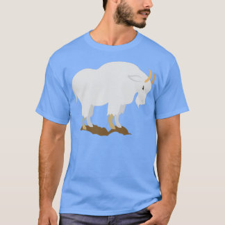 Witte berggeit t-shirt