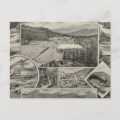 Witte berghuizen van Barron & Merrill, NH Briefkaart (Voorkant)