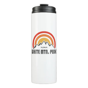 Witte Bergtop Californië Thermosbeker
