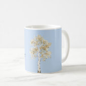 Witte Berk Boom Herfst Koffiemok (Voorkant rechts)