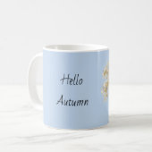 Witte Berk Boom Herfst Koffiemok (Voorkant links)