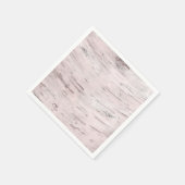 Witte Berk Boom Hout Rustieke Schuur Bruiloft Part Servetten (Hoek)