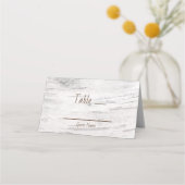 Witte Berk hout rustieke schuur bruiloft tafel sto Plaatskaartje (Voorkant)