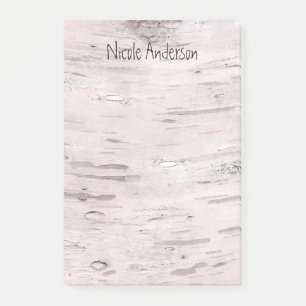 Witte Berk Hout Rustieke Schuur Persoonlijk Post-it® Notes