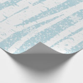 Witte berk op blauw inpakpapier (Hoek)