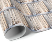 Witte berken in de winter cadeaupapier (Rol Hoek)