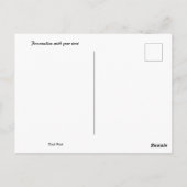 Witte berkenbast foto Briefkaart (Achterkant)