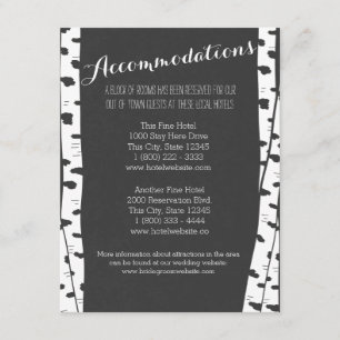 Witte berkenbomen leisteen informatie Kaart