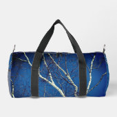 Witte berkenboom Blauwe lucht Plunjezak (Achterkant)