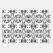 Witte berkenboom schors patroon inpakpapier vel (Voorkant 2)