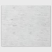 Witte berkenboom schors textuur cadeaupapier (Vlak)