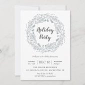 Witte Berries winterfeest Kaart (Voorkant)