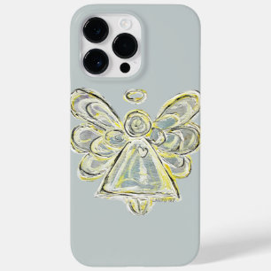 Witte Beschermengel Kunst Aangepast iPhone Hoesje