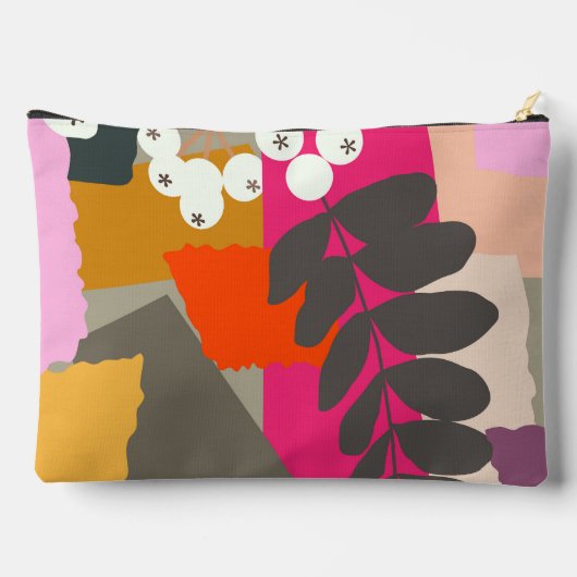 Witte bessen kleurrijke kleur blok plezier zomer etui (Achterkant)